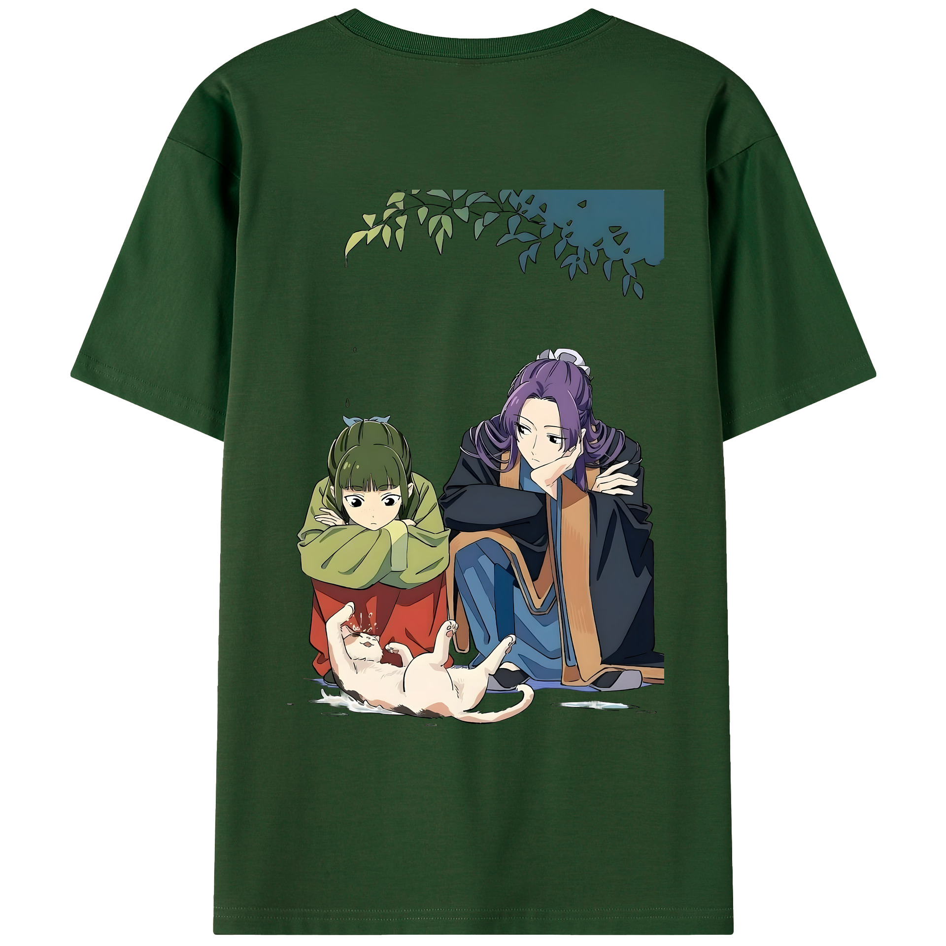 （画像用） 薬屋のひとりごと The Apothecary Diaries 綿100％半袖Tシャツ（背面プリント）